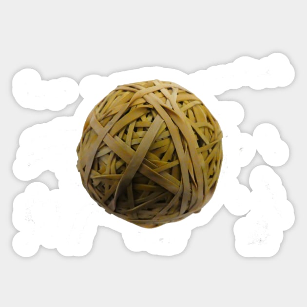 Rubber Band Ball bywhacky Sticker by bywhacky